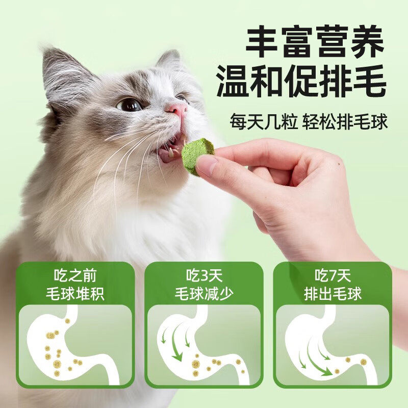 HELLOJOY鸡肉冻干桶猫草粒猫零食猫咪化毛球膏吐毛球排毛幼猫薄荷,淘宝优惠券,粉丝福利购,淘宝优惠卷