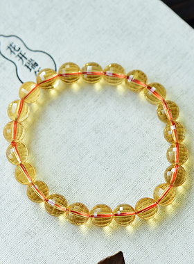 巴西刻面水晶手串礼物时尚饰品