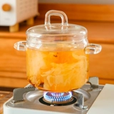 Небольшая приготовленная на пару яичная чаша детское питание Дополнительное питание, посвященное домом с двойным стеклянным стеклянным прозрачным на пару на пару, заварной крем для яичного гнездо