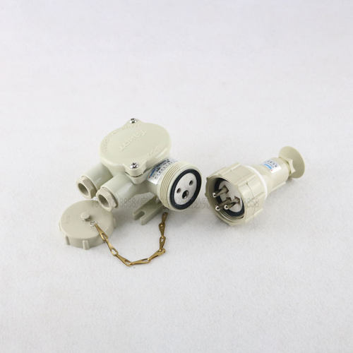 泰航船用尼龙插座CZS202-3 250V10A16A水密插头CTS101-3 防护IP56 - 图2