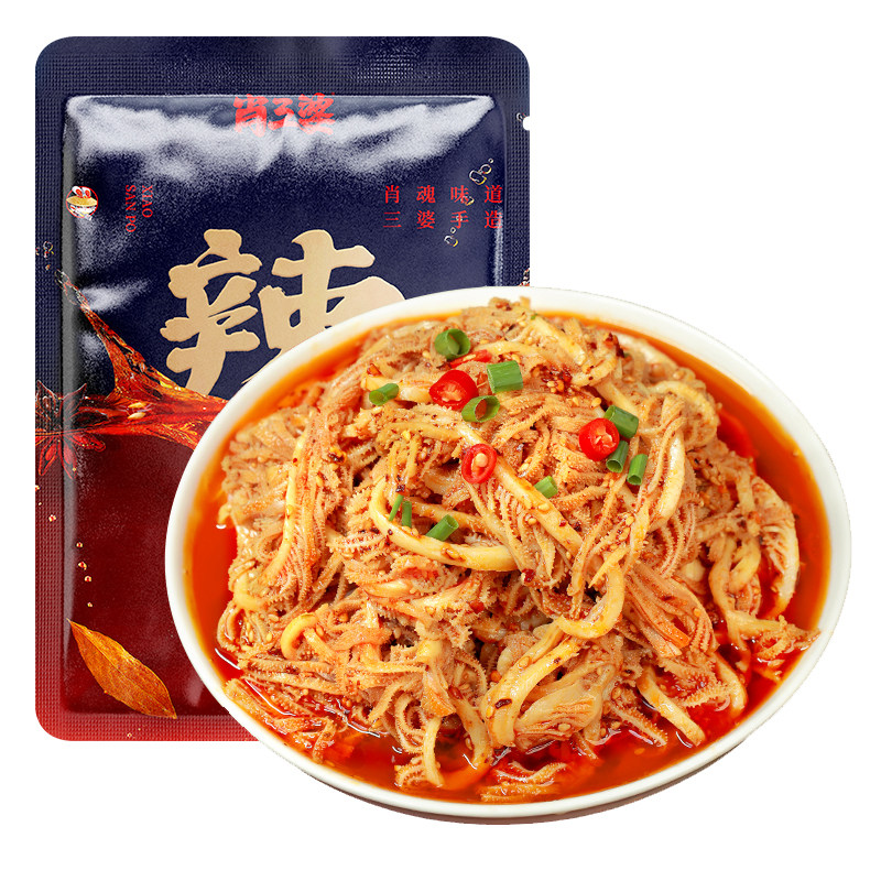肖三婆冷吃千层肚600g四川凉拌红油毛肚开袋即食成都美食休闲零食,淘宝优惠券,粉丝福利购,淘宝优惠卷
