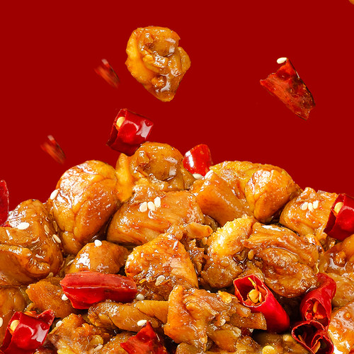 肖三婆自贡特色冷吃兔丁四川成都麻辣兔子肉香辣休闲小零食下酒菜 - 图1