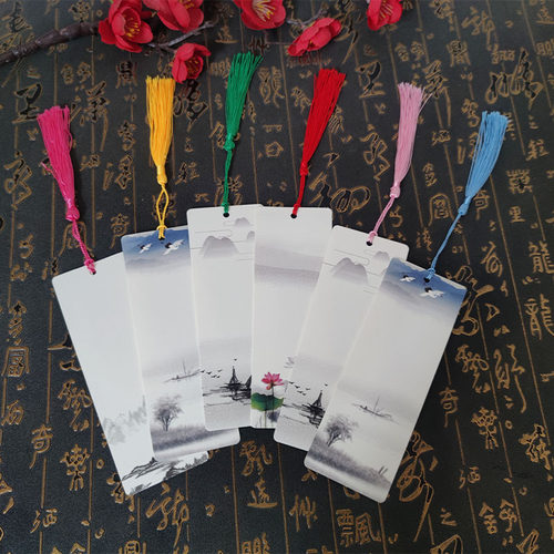 硬笔书法空白书签自写古典中国风小学生可手写diy手工自制作材料 - 图0