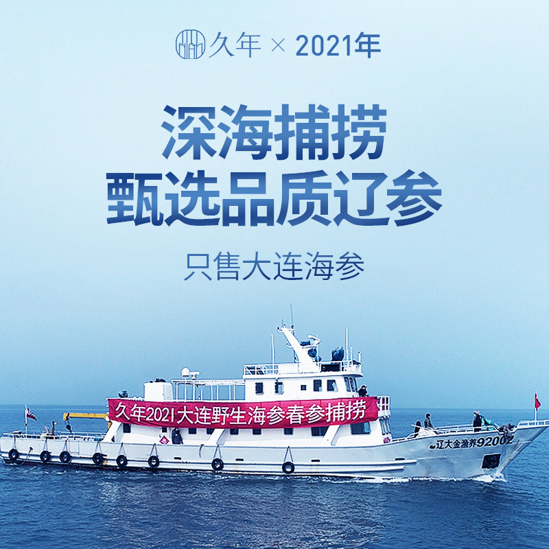 久年7a大连野生即食鲜活1500g海参 久年海参