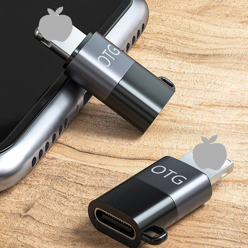 otg转接头typec母转苹果接口midi数据线小尾巴耳放声卡usb解码器 - 图1