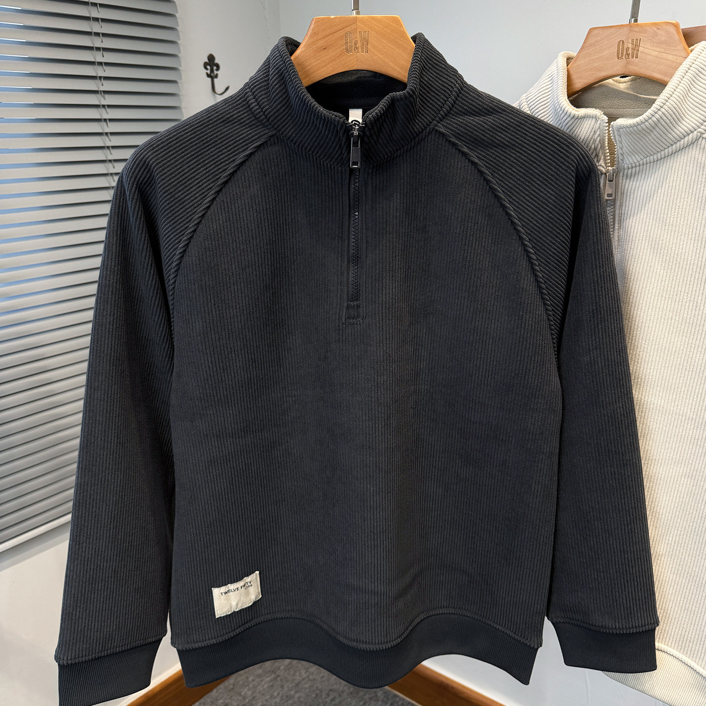 奥利绒加绒加厚卫衣男拉链半高领秋冬季青年休闲内搭纯色百搭上衣,淘宝优惠券,粉丝福利购,淘宝优惠卷