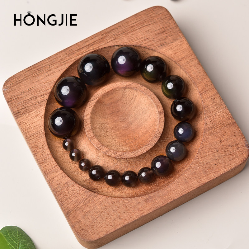 黑曜石散珠男女东海水晶玛瑙玉髓翡翠猫眼石diy冰种彩虹眼单珠子,淘宝优惠券,粉丝福利购,淘宝优惠卷