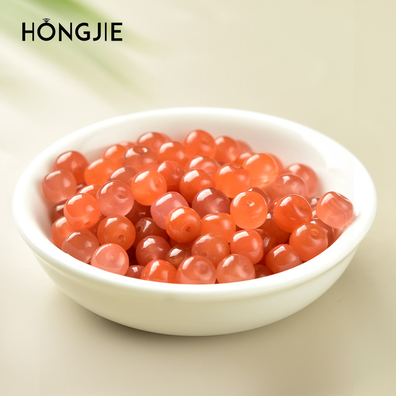 玛瑙散珠子东海水晶玉髓宝玉石原石diy配件水红南红老型珠单珠,淘宝优惠券,粉丝福利购,淘宝优惠卷