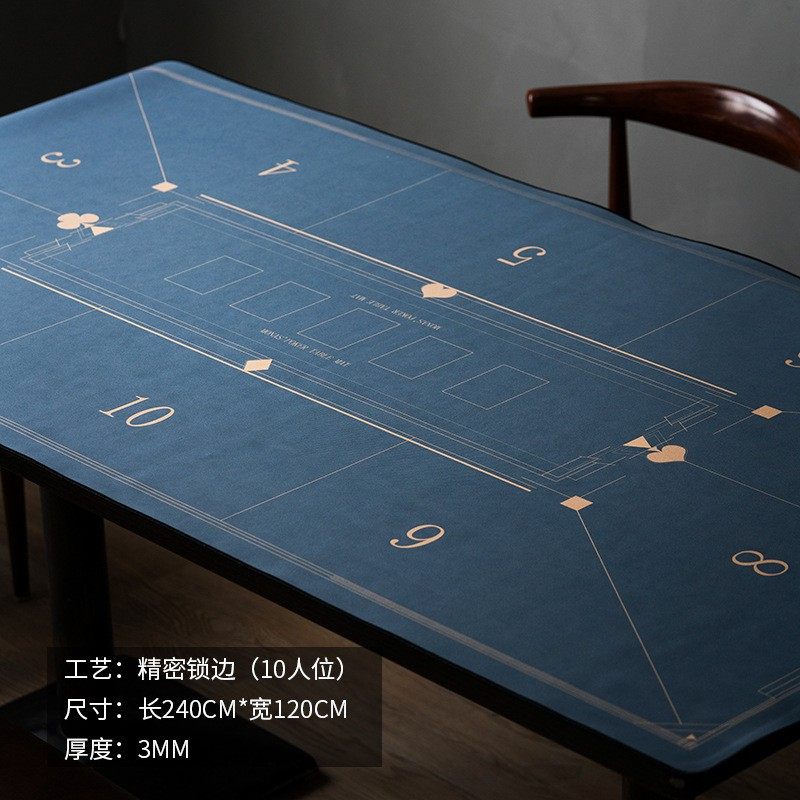 高端加厚德州扑克桌布垫专用橡胶筹码锁边桌垫德扑台布垫子可定制,淘宝优惠券,粉丝福利购,淘宝优惠卷
