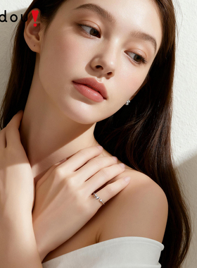 阿吉豆戒指女款蝴蝶结关节戒指环