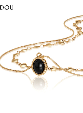 阿吉豆项链女高级感玛瑙项链颈链