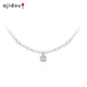 Ajidou Necklace Women's Bubble Sugar Cube Pearl Sweater Chain