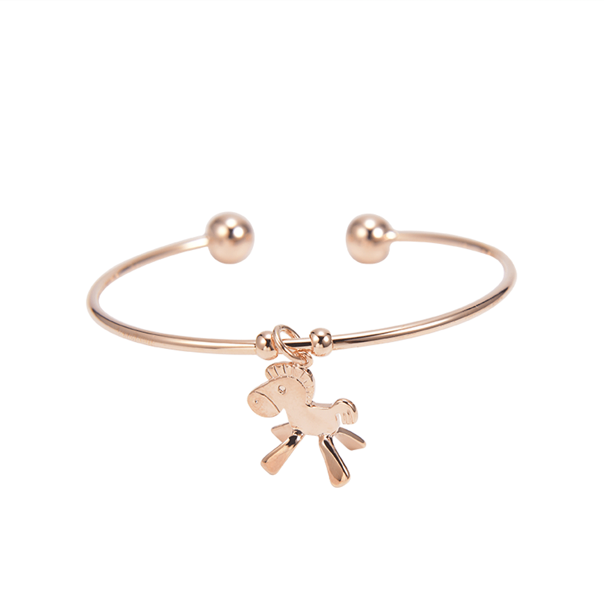 阿吉豆官方旗舰小马开口日韩女手镯 AJIDOU手镯