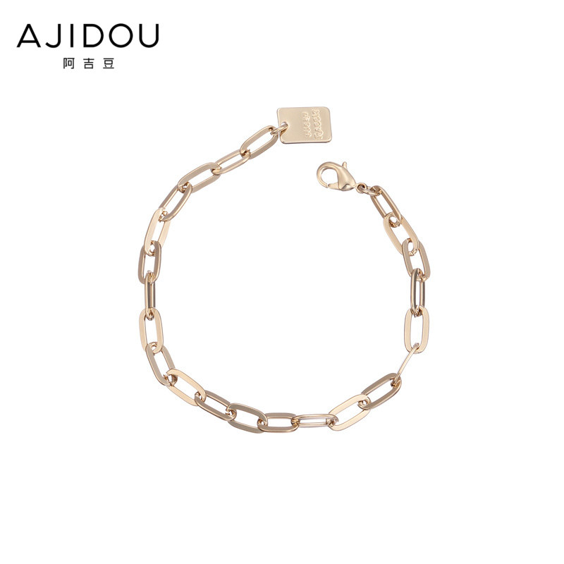 阿吉豆街头金属系列简约女小众手链 AJIDOU手链