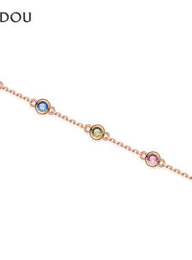 阿吉豆手饰女925银手链气质手链