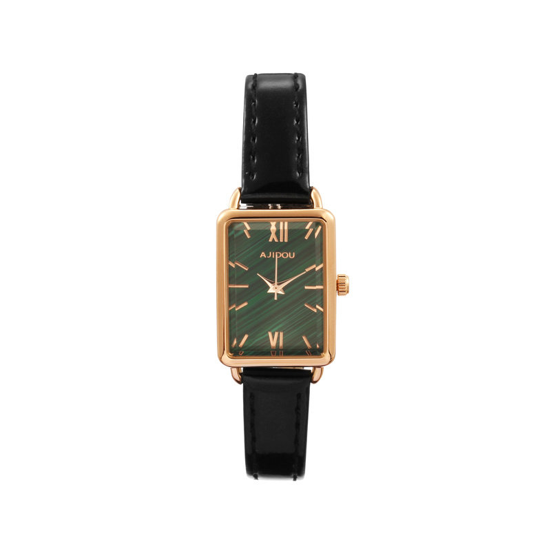 阿吉豆方块休闲精致小巧日韩手表 AJIDOU国产腕表