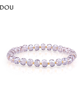 阿吉豆手链女仿水晶合金手串串珠