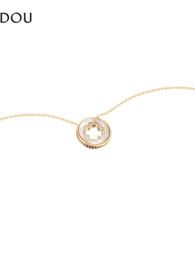 阿吉豆四叶草AJIDOU幸运项链新款