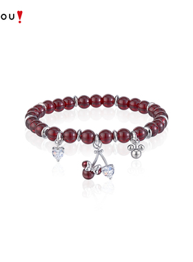 阿吉豆米奇米妮派对串珠手链女款