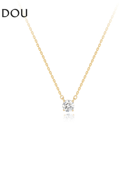 AJIDOU阿吉豆项链女鼻屎钻吊坠