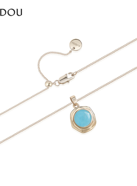 阿吉豆自然而然系列海宝蓝短颈链