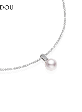 阿吉豆项链女向生系列简约锁骨链