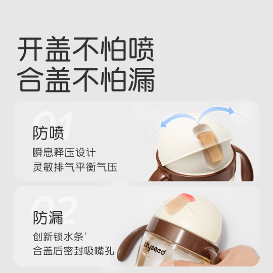 Shixi Children's Straw Cup ppsu Drinking Cup 300ml