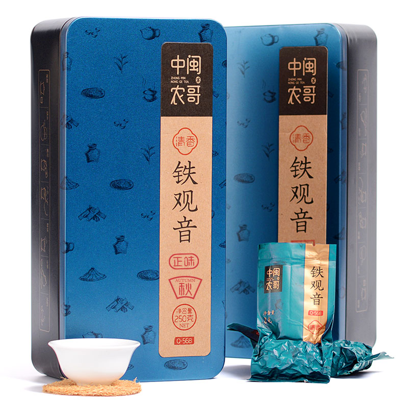 中闽农哥旗舰店铁观音新茶正宗特级安溪铁观音茶叶中闽农哥正味兰花香铁观音3