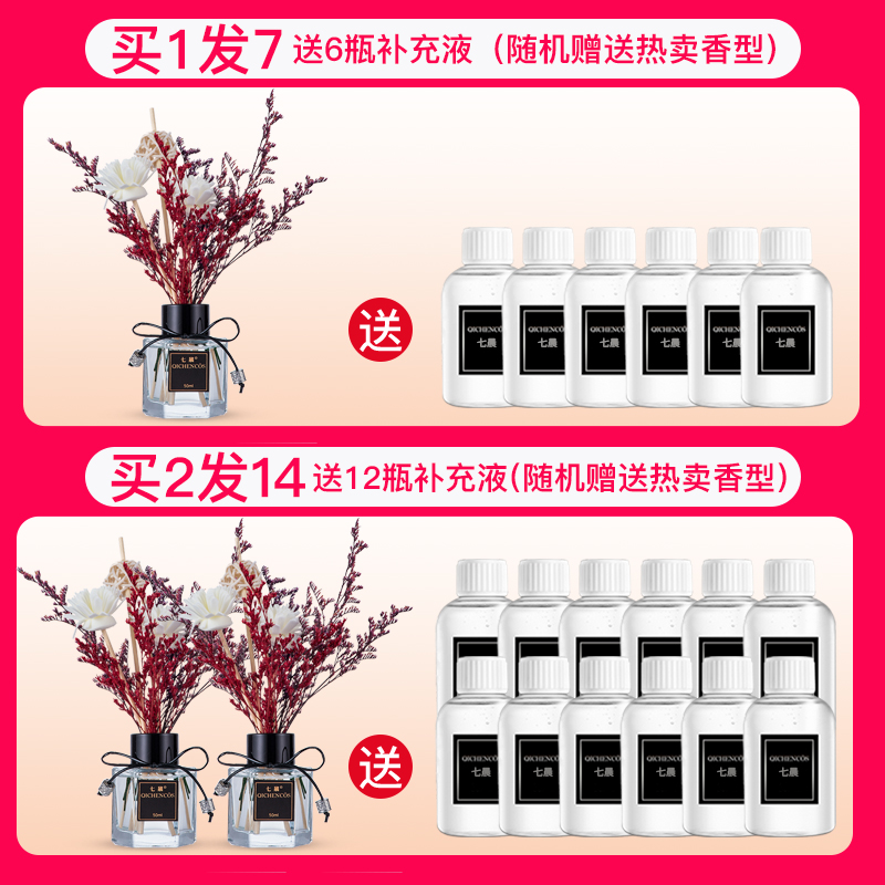 七晨旗舰店香薰精油家用室内卫生间房间香氛衣柜空气清新剂香味神器持久除味0