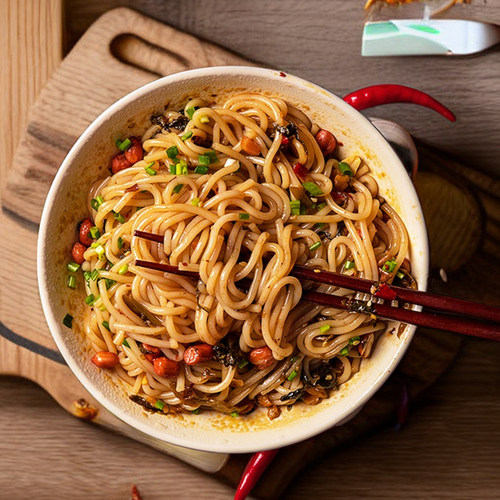 宜人家经典南昌拌粉9盒方便速食江西米粉米线早餐夜宵炒粉牛肉粉 - 图0