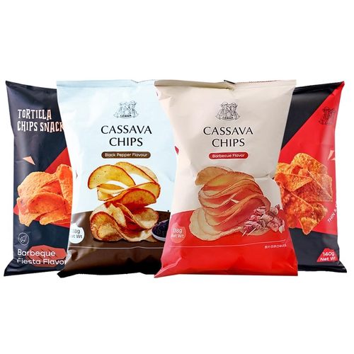 印尼进口莱纳木薯片玉米片追剧解馋小零食休闲食品大礼包膨化儿童 - 图2