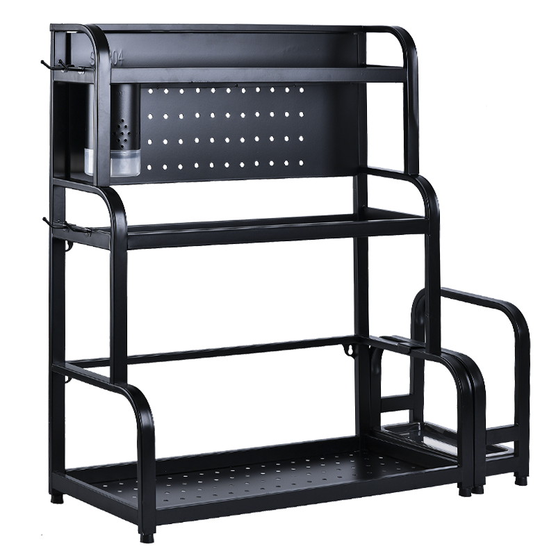 加粗304不锈钢厨房置物架多功能调料架筷子刀架多层调味收纳架子