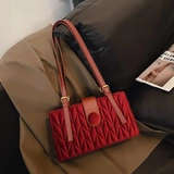 Красная модная сумка через плечо для невесты, универсальные румяна, сумка на одно плечо, коллекция 2022, новая коллекция, популярно в интернете