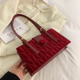 Красная модная сумка через плечо для невесты, универсальные румяна, сумка на одно плечо, коллекция 2022, новая коллекция, популярно в интернете