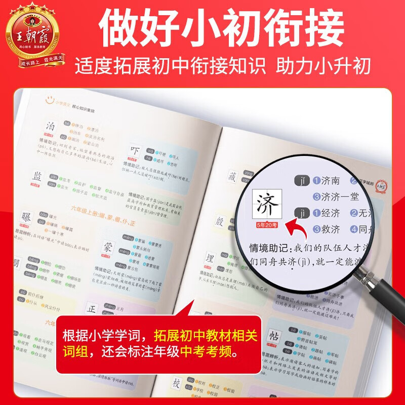 王朝霞核心知識集錦語文數學英語基礎知識大盤點一二三四五六年級小學考點大全考試總復習手冊小升初銜接小學核心知識錦集大集結_好知樂學圖書專營店_書籍/雜志/報紙