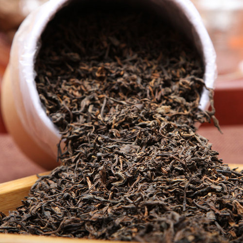 【买1罐送1罐】顶普茶叶散茶06年干仓古树普洱茶熟茶散装300g/罐 - 图0