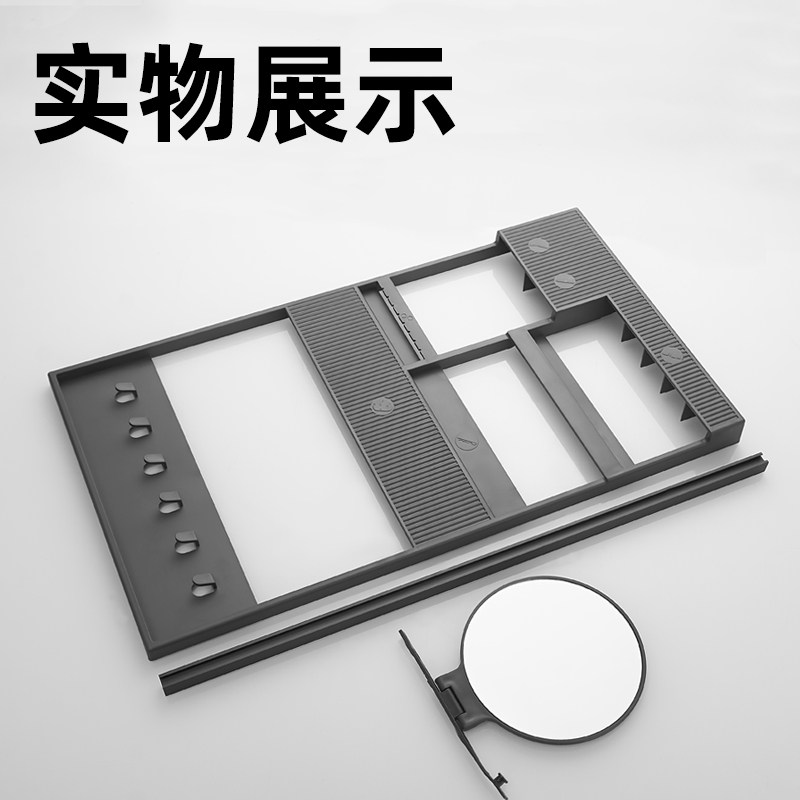 镜柜门后收纳架浴室镜柜门后背板置物架卫生间美妆柜门口红收纳盒,淘宝优惠券,粉丝福利购,淘宝优惠卷