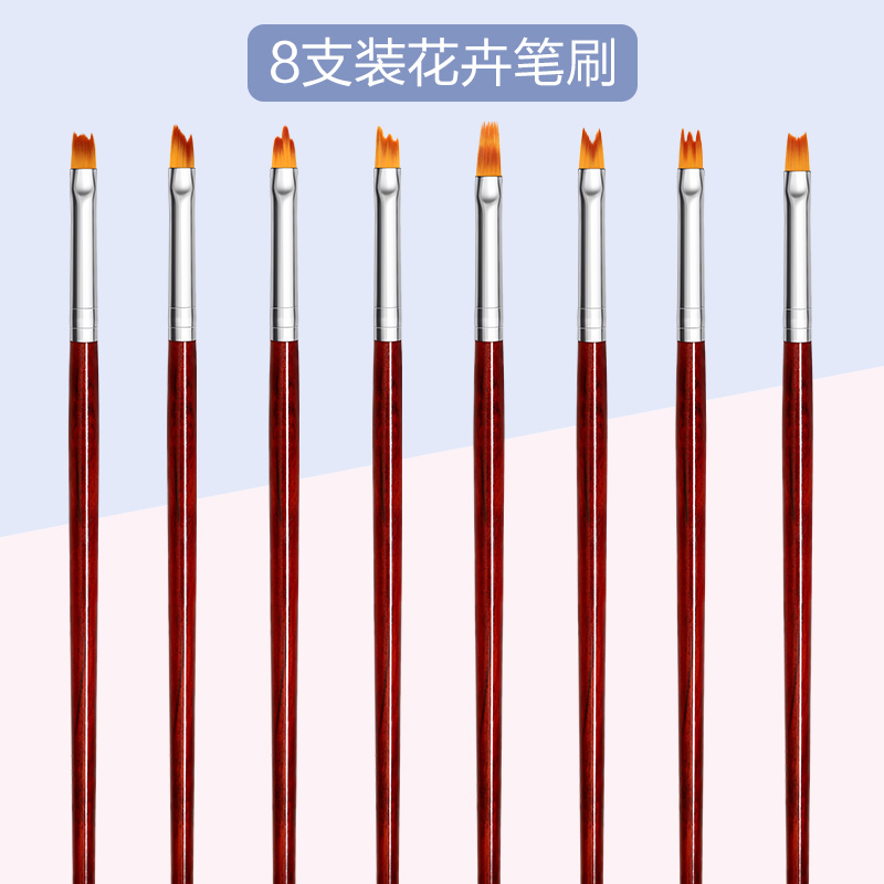 美甲笔刷套装全套渐变拉线笔光疗点钻笔工具初学者指甲彩绘画花笔