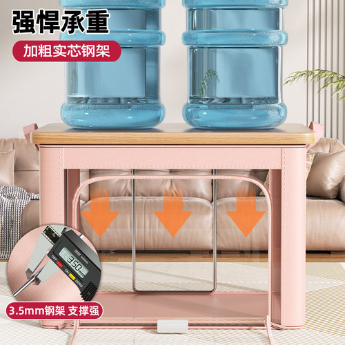 衣服收纳袋子整理袋衣物布艺棉麻收纳箱被子衣柜大容量透明储物箱 - 图2