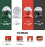 Динамик Bluetooth с красочным легким звуковым вращением домой KTV Flash Изменение цветовой лампы общежитие сцены легкие магические шарики