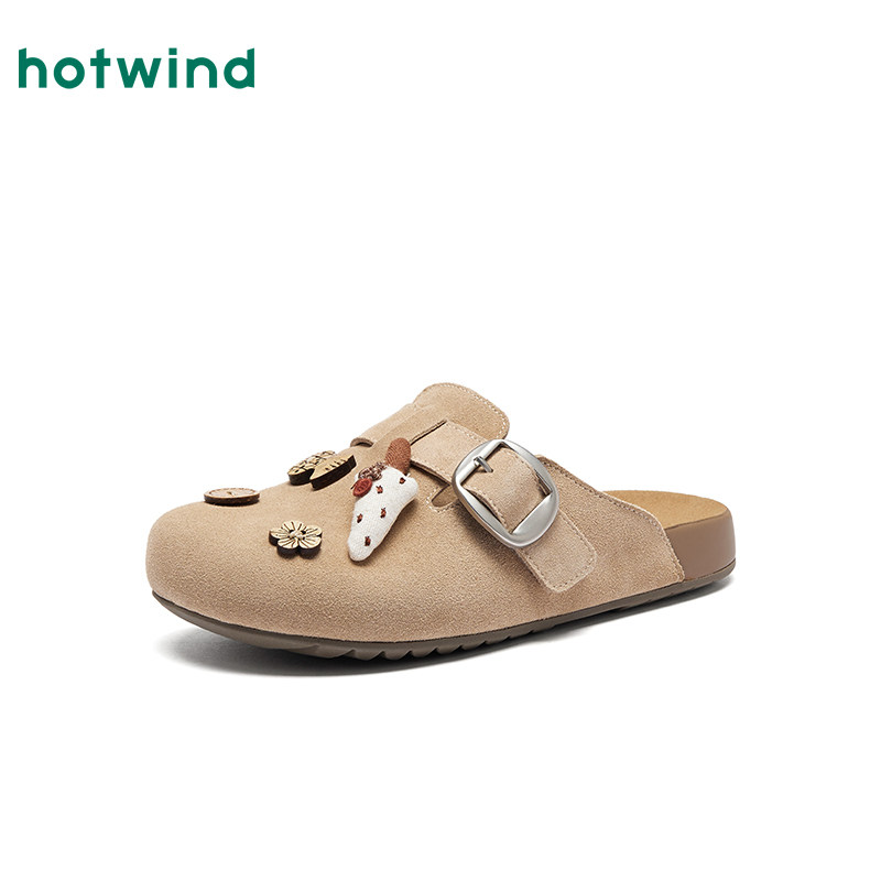 热风复古勃肯鞋女鞋2026年春季新款度假百搭鞋子户外通勤平底单鞋,淘宝优惠券,粉丝福利购,淘宝优惠卷