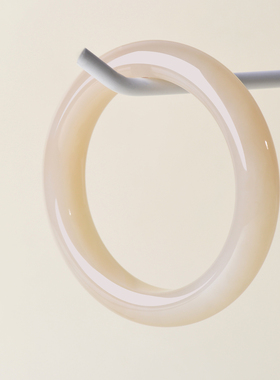 凤飞凰和田玉藕粉手镯女款礼物