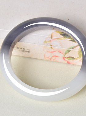 凤飞凰和田玉烟紫贵妃手镯