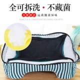 Зима в гнезде собаки держит теплую гнездо собаку, маленькая собака, плюша