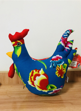 蒙山妈妈传统手工大公鸡摆件