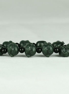 天然生肖猴证书佛珠手链