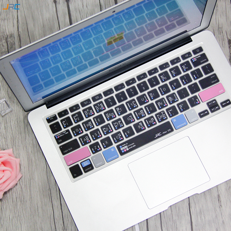 jrc适用于苹果笔记本功能性快捷键盘膜超薄Macbook14英寸Pro16保护膜air15防尘膜键盘贴纸按键贴膜M4M1M2M3M5 - 图2