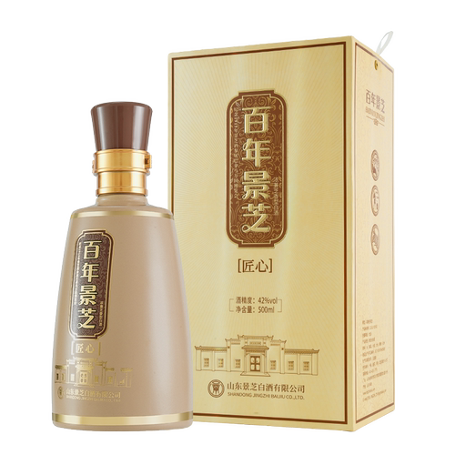 百年景芝 匠心 浓兼芝香型白酒 42度500ml*4瓶整箱宴席送礼推荐 - 图2