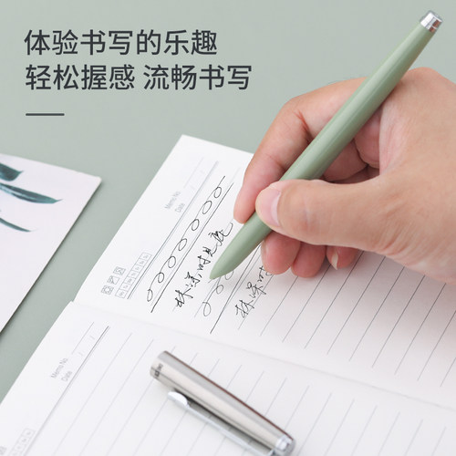 英雄钢笔007正品怀旧复古特细学生专用三年级硬笔练字男女款办公书法老式钢笔 - 图2