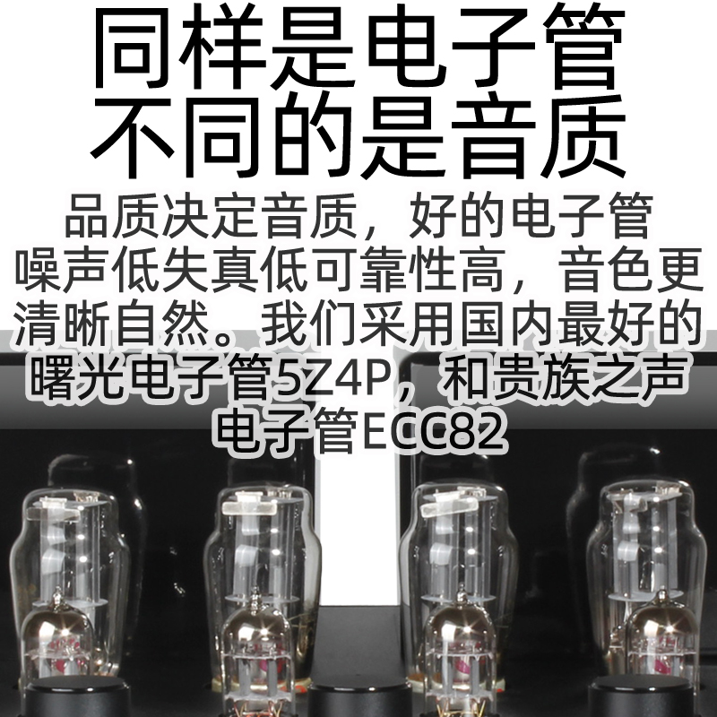 Fgoola315组合音响套装家用电子管胆机功放机发烧级HIFI蓝牙音箱 - 图2